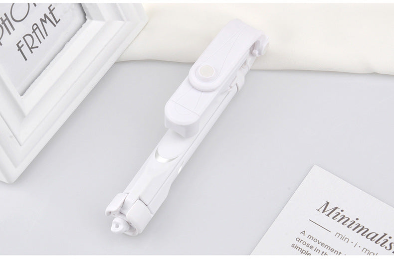 Compatible with Apple, Bluetooth Tripod Selfie Stick Mobile Phone Live Broadcast Without Disassembly