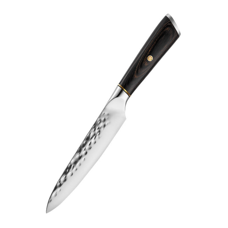 Hammer Pattern Forging Kitchen Knife Household 6-piece