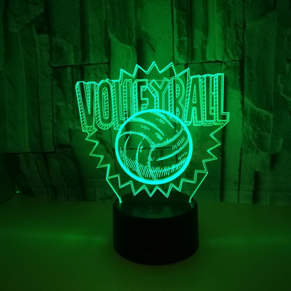 Veilleuse LED 3D volleyball