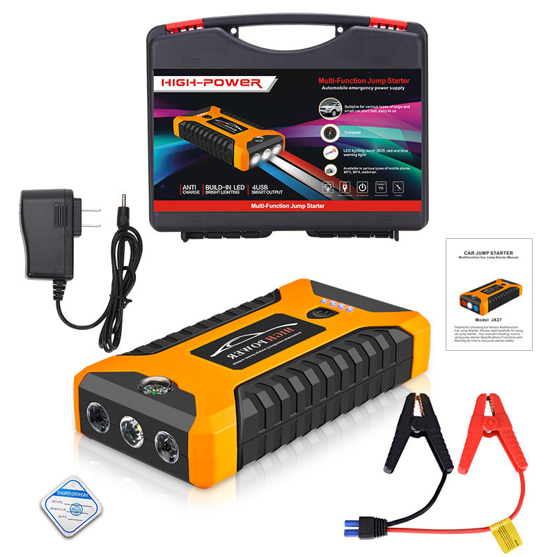 Vehicle Emergency Starting Power 12V Charging Strap SOS Lamp