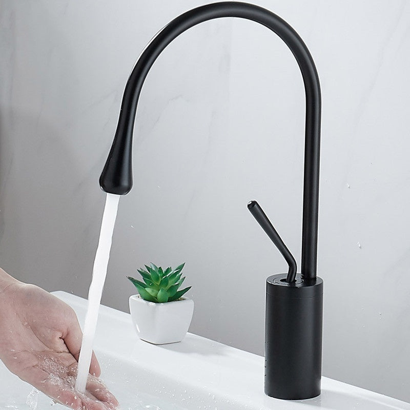 Bathroom Cabinet Rotating Table Hot And Cold Basin Faucet