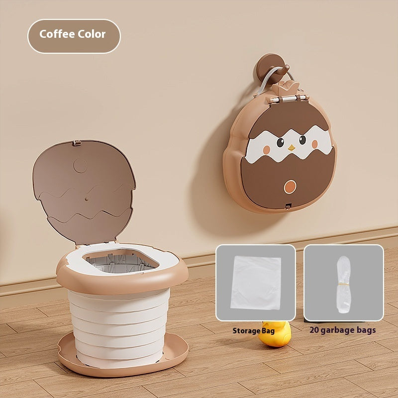 Children's Folding Toilet Camping Travel Portable Outing Toilet