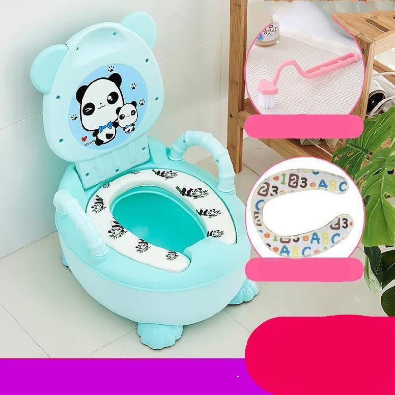 Male Baby Sits On A Toilet Special For Children''s Artifact