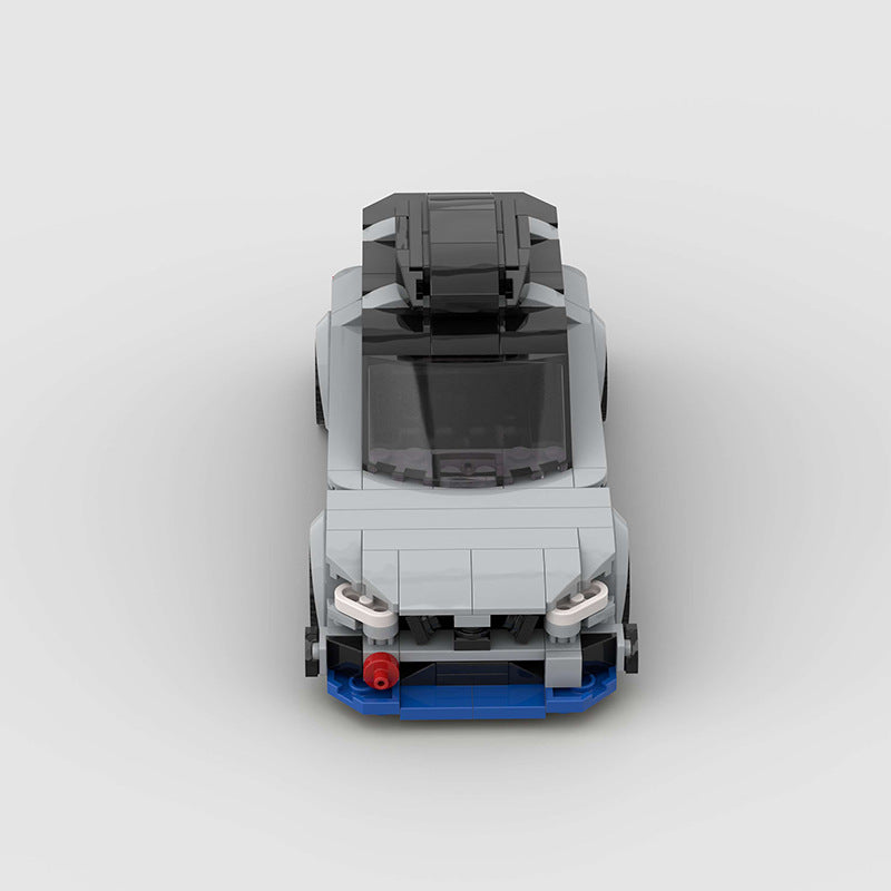 Small Particles Hot Sale Moc City Vehicle Racing Model