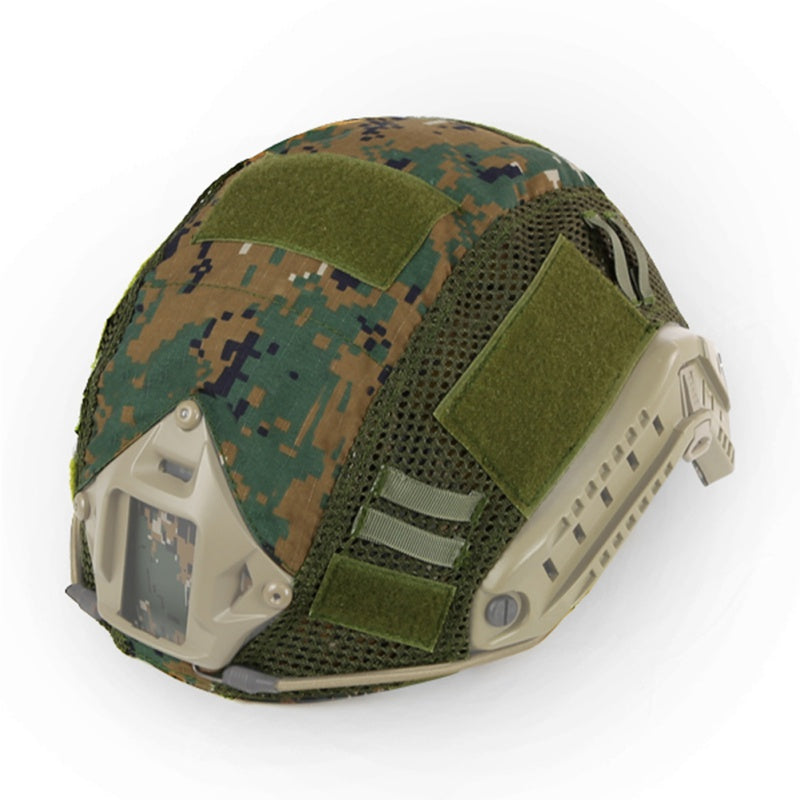 Tissu de camouflage pour casque tactique extérieur