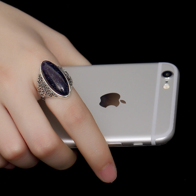 Blue sandstone ring