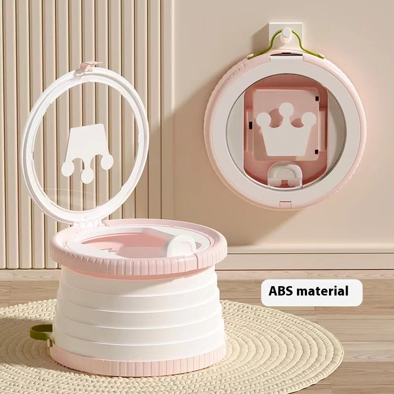 Children's Portable Folding Small Toilet Travel Bedpan Urinal