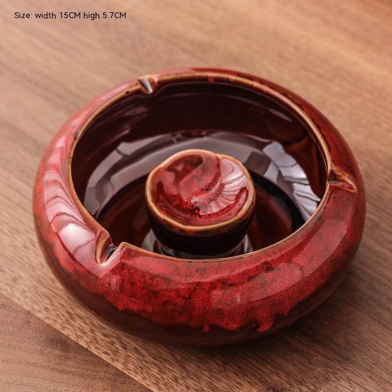 Nordic Style Light Luxury Ceramic Ashtray Household