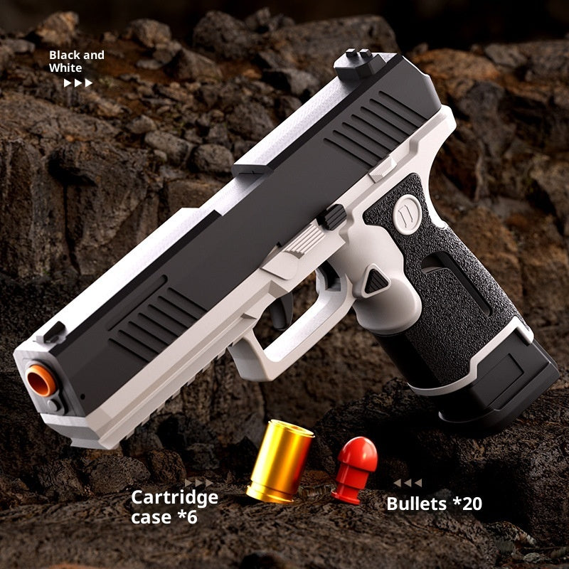 Hot Sale Toy Gun Throw Shell Soft Elastic Model Boy