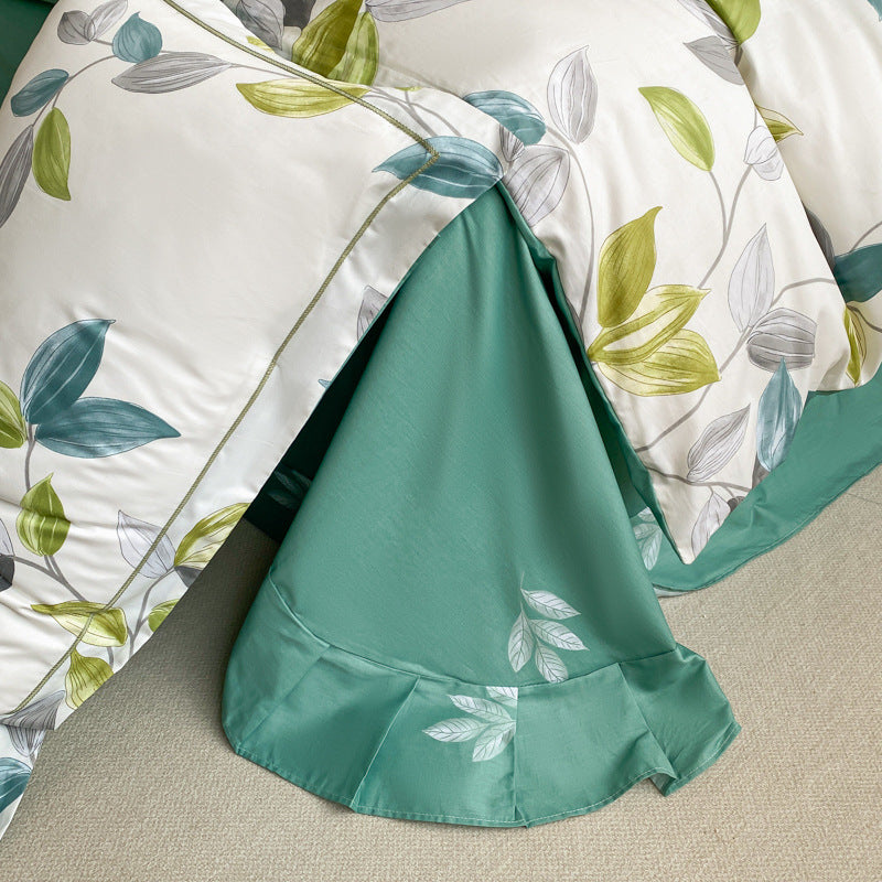 Cotton Four-piece Cotton Quilt Cover Bed Sheet Bedding