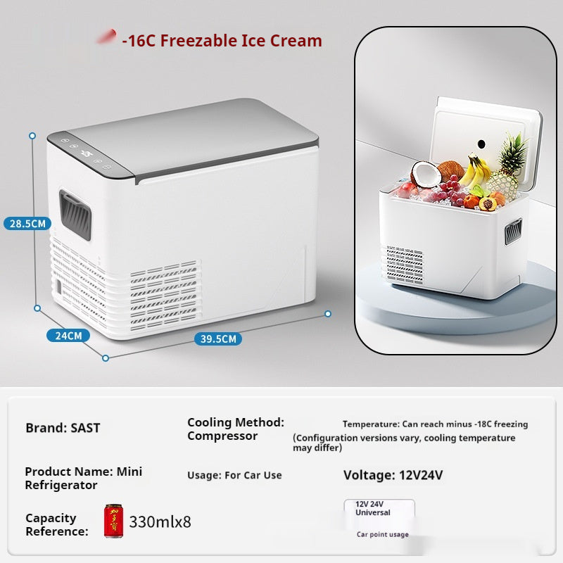 Car Refrigerated Mini Large Capacity Portable Single Mini Refrigerator
