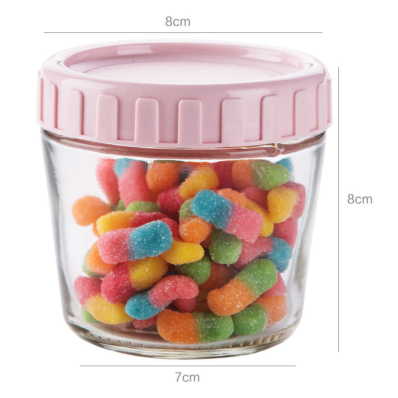 Box For Side Dishes With Lid Glass Bottle Multigrain Storage Jar