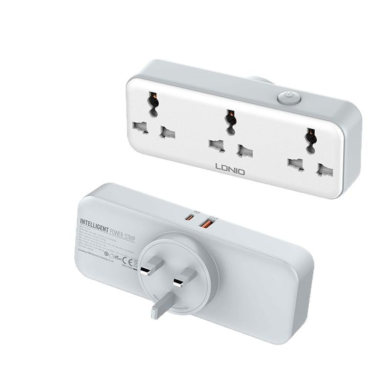 Multi-functional 180-degree Rotating Wireless Power Strip