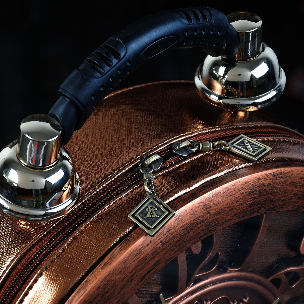 Alarm clock shoulder bag