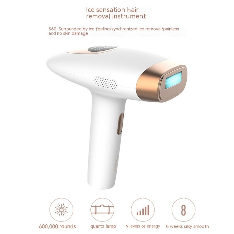 Household Photon Laser Hair Removal Device Painless Unisex Arm Armpit Hair Removal