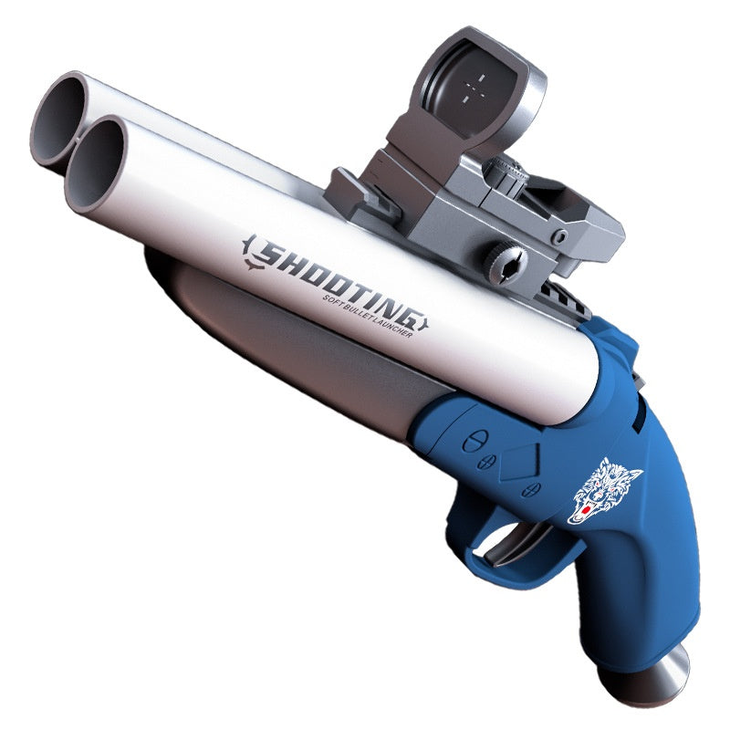Double-tube Spray Shell Soft Bullet Gun Boy Toy Gun