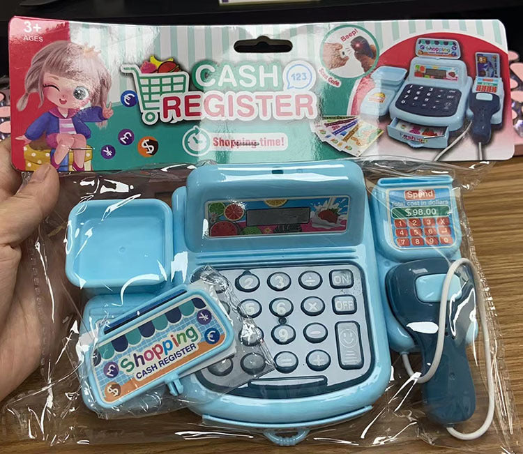 Children Play House Toy Supermarket Cash Register Role Play Model