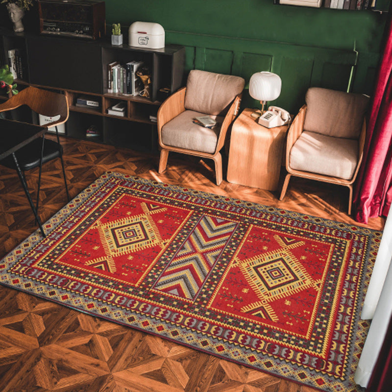Bohemian bedroom bedside living room sofa big carpet