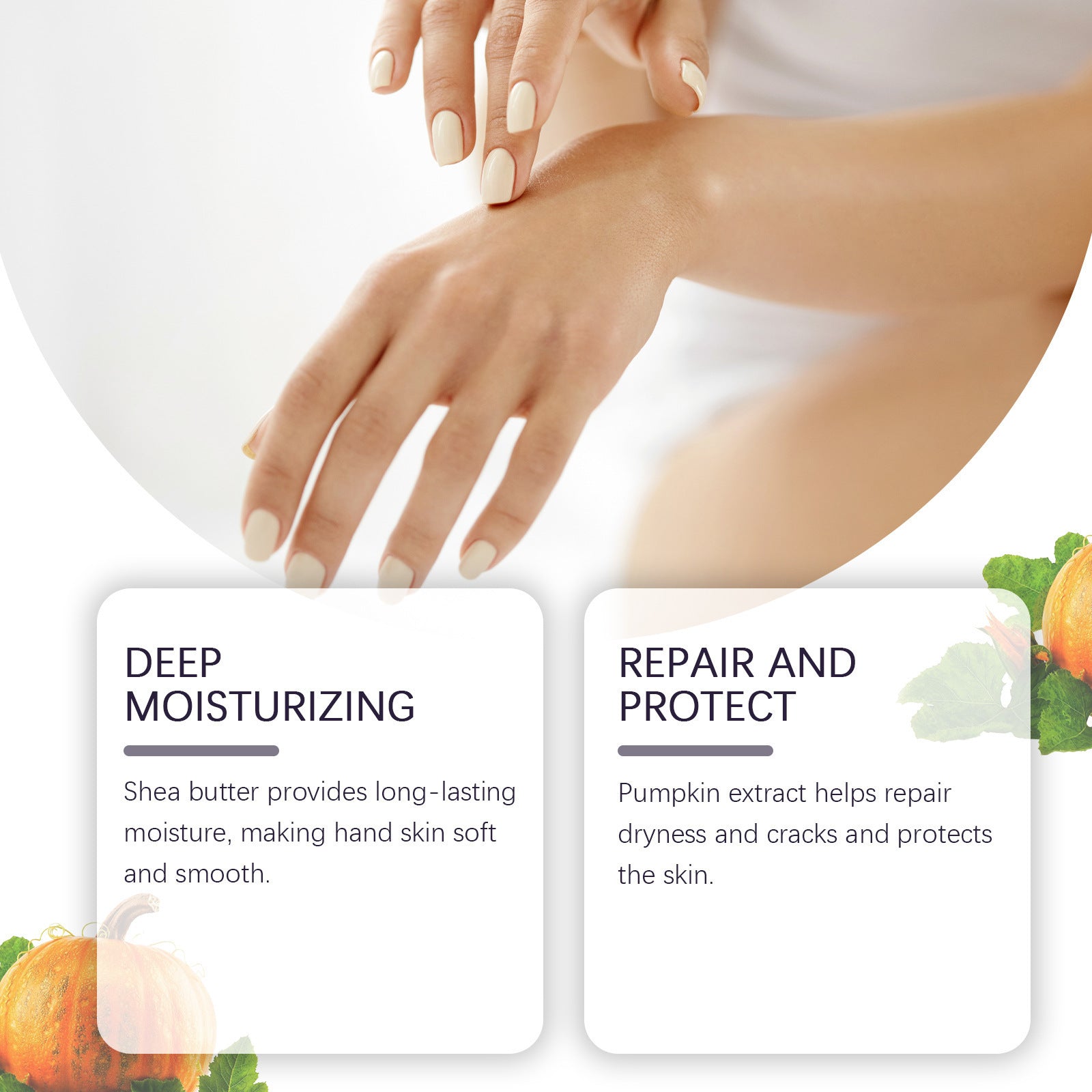 Hydrating Nourishing And Moisturizing Pumpkin Hand Cream