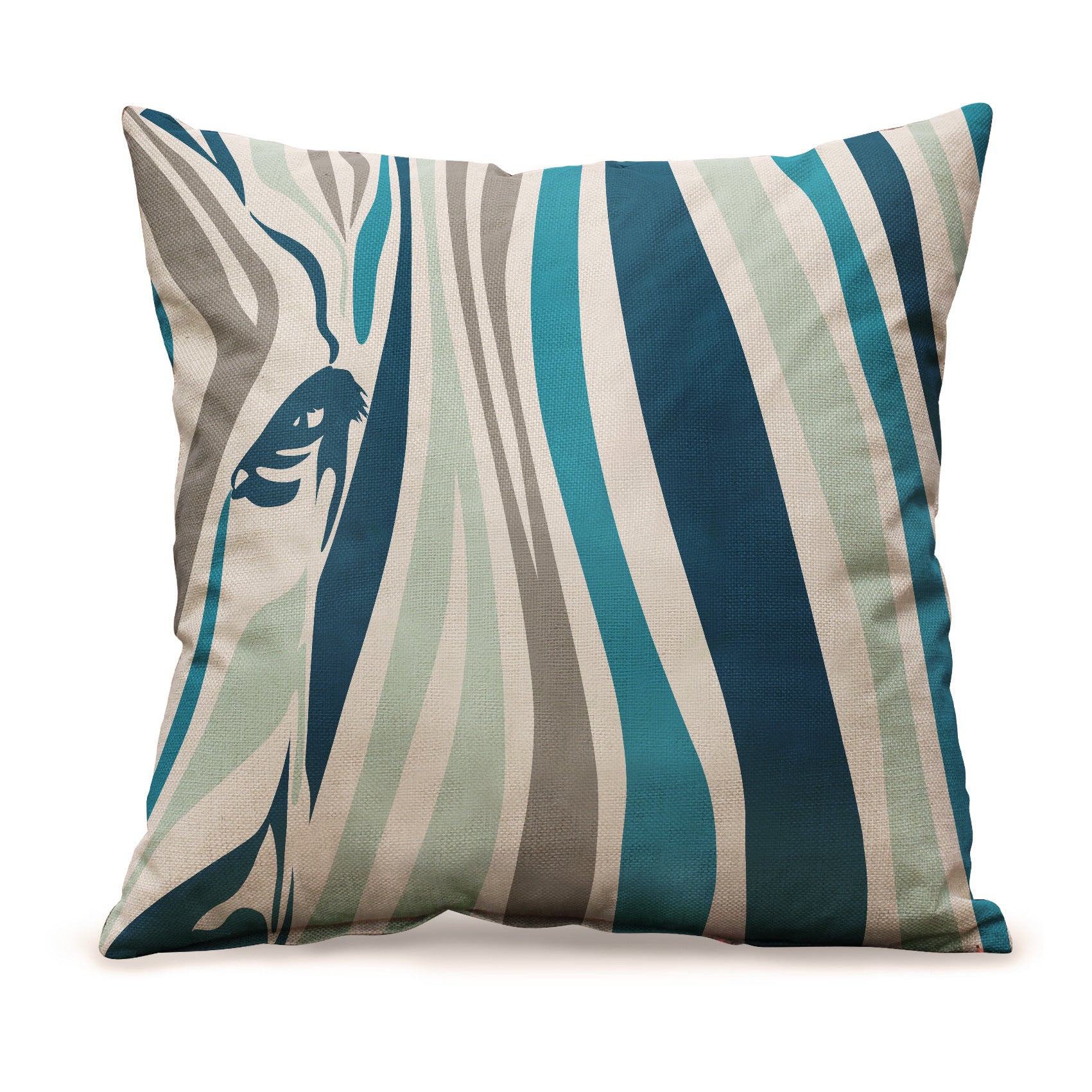 Pillow Cover Linen Cushion Sofa Car Back