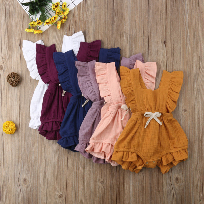 Baby Summer Sweet Bubble Cotton Rompers