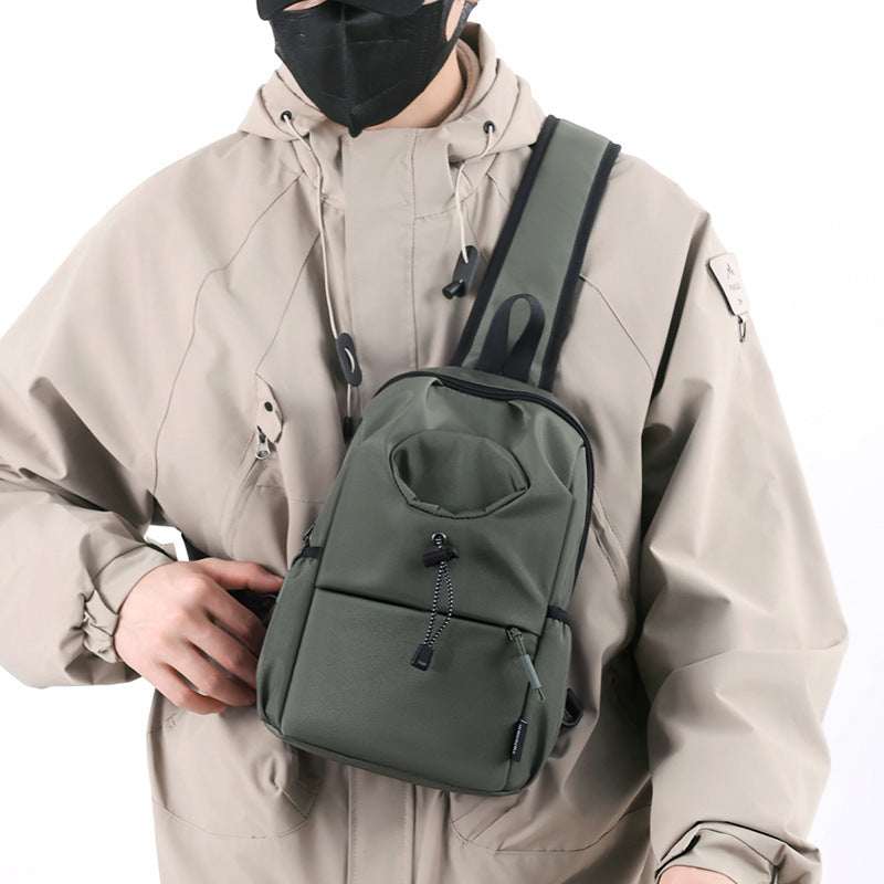 Oxford Cloth Kettle Bag Waterproof Shoulder Chest Bag