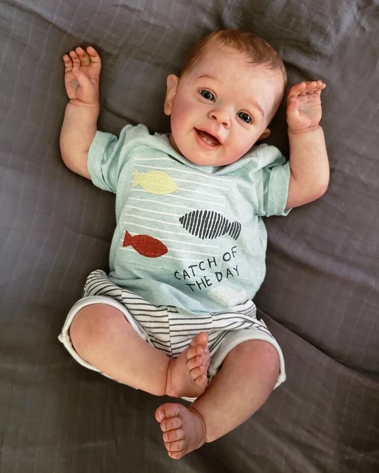 Simulation Baby Rebirth Doll Little Boy