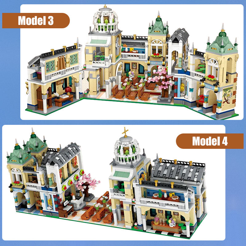 LOZ Blocks Wedding Chapel Assembled Puzzle Toys