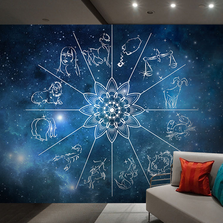 Fantasy universe starry angel wings wallpaper