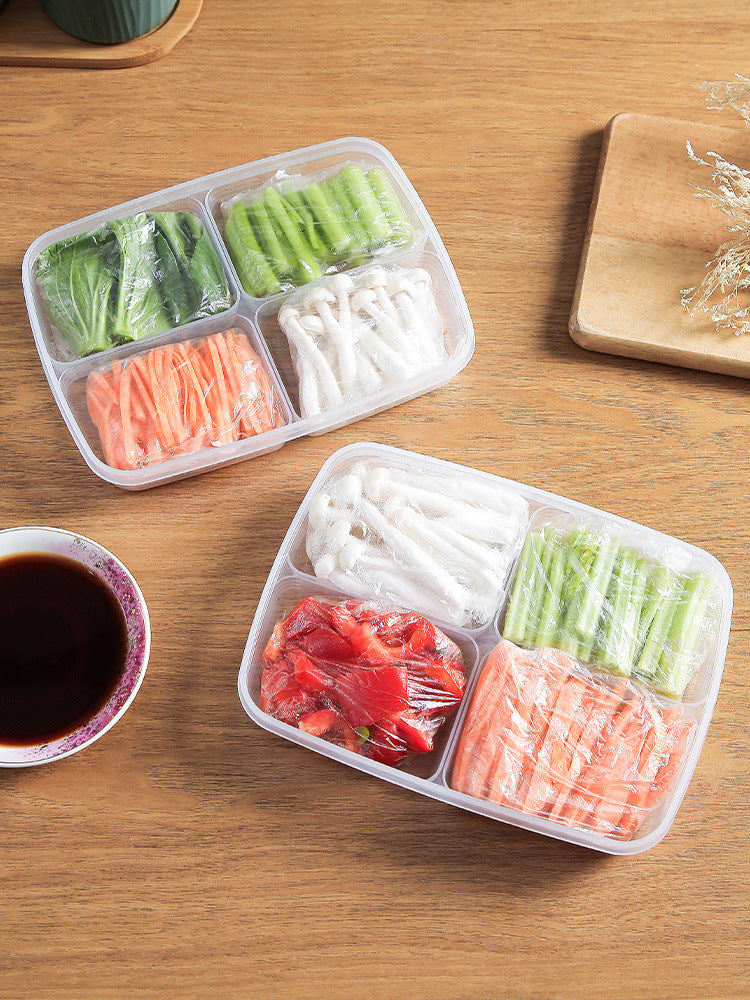 Household Fashionable Compartment Refrigerator Storage Box