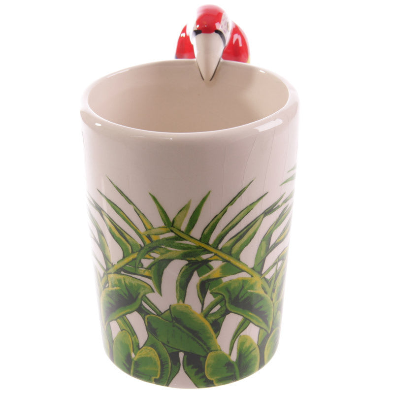 Parrot cup coffee cup