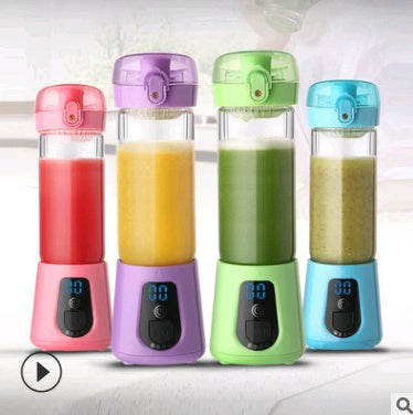 Mini tasse à jus électrique, verre, presse-agrumes portable, chargement domestique, tasse de mélange, machine à jus