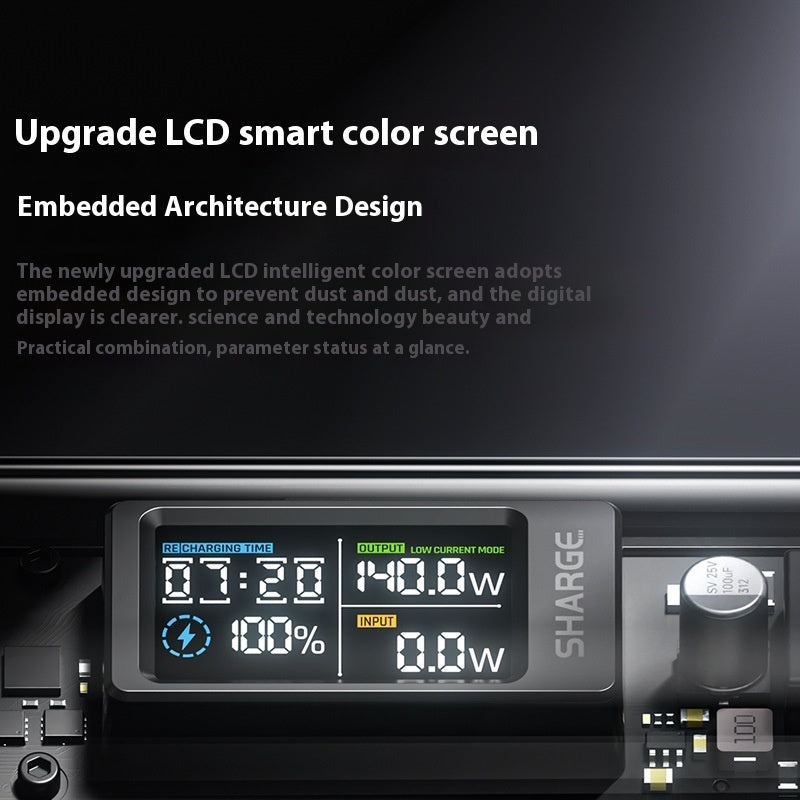 Transparent Mobile Large Capacity Portable Power