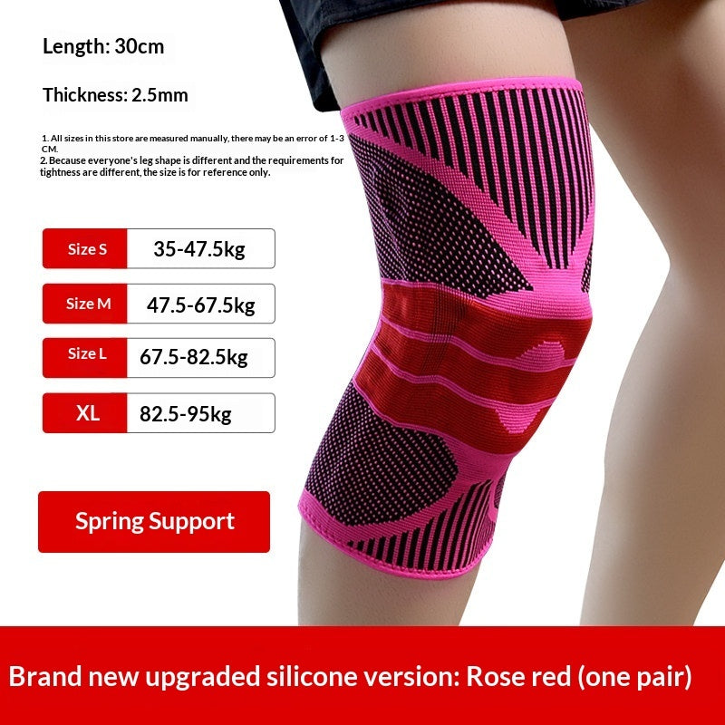 Breathable Silicone Non-Slip Knee Pads For Climbing And Fitness