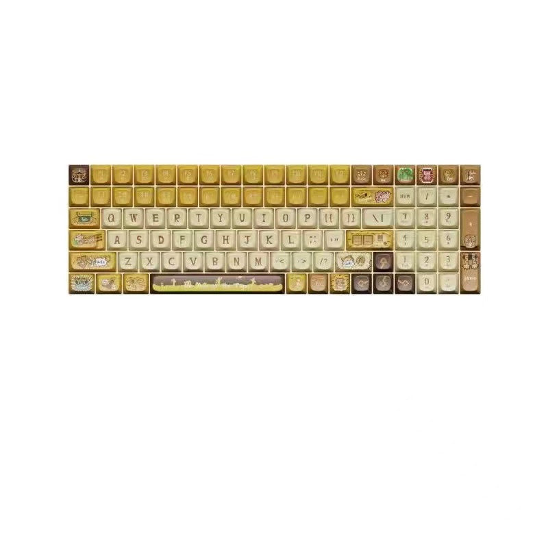 Mechanical Keyboard Original Theme Thermal Sublimation Process Keycaps