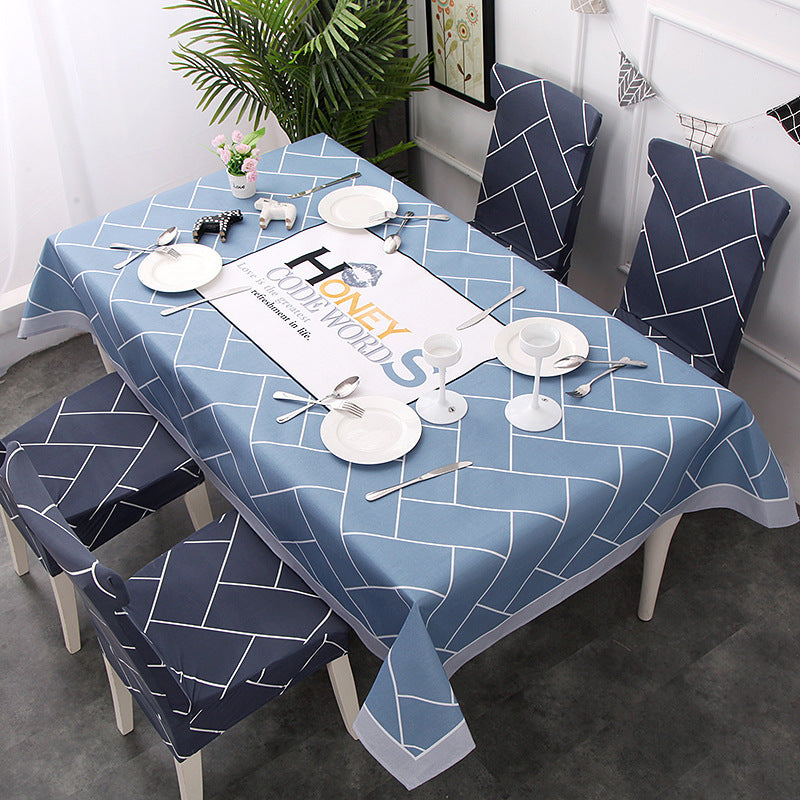 European Style Small  Cotton And Linen Tablecloth