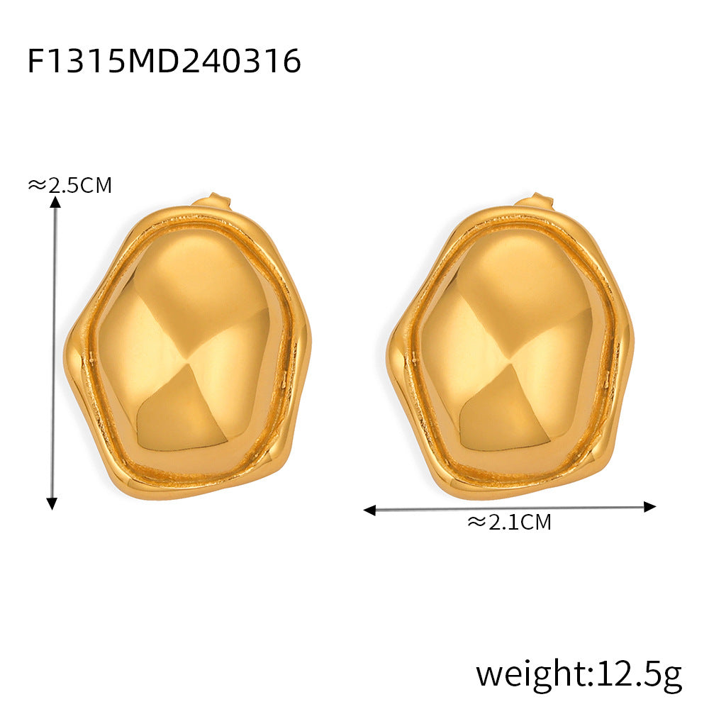 Women's Fashion Multi-layer Line Texture Earrings