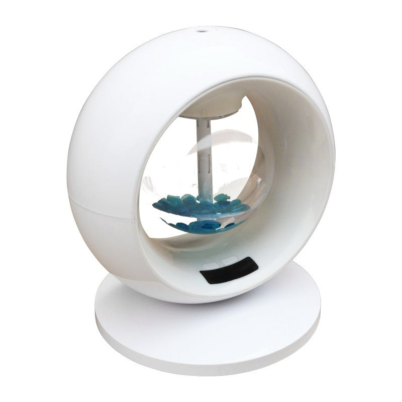 Heavy Fog Clock Humidifier Colorful Night Lamp