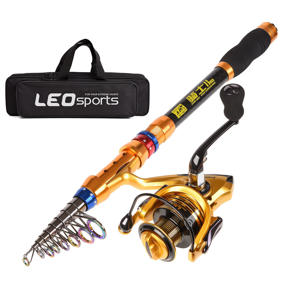 Ensemble canne à pêche télescopique et moulinet kit complet