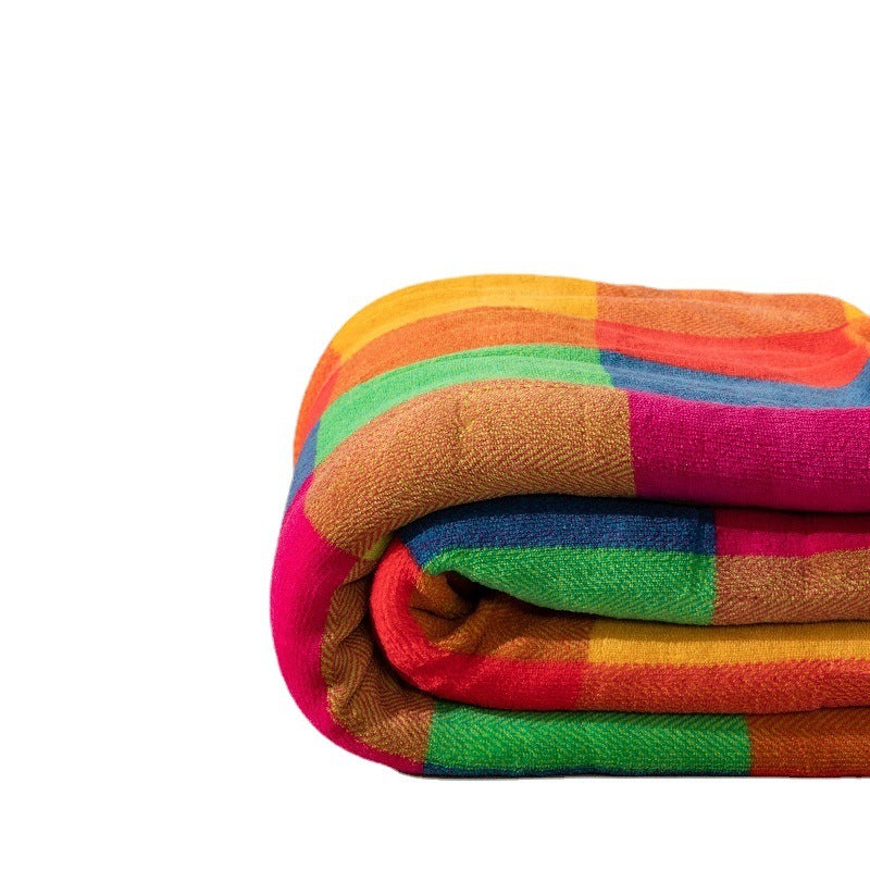 Coral Fleece Blanket Thickening Double Layer Berber Fleece Blanket