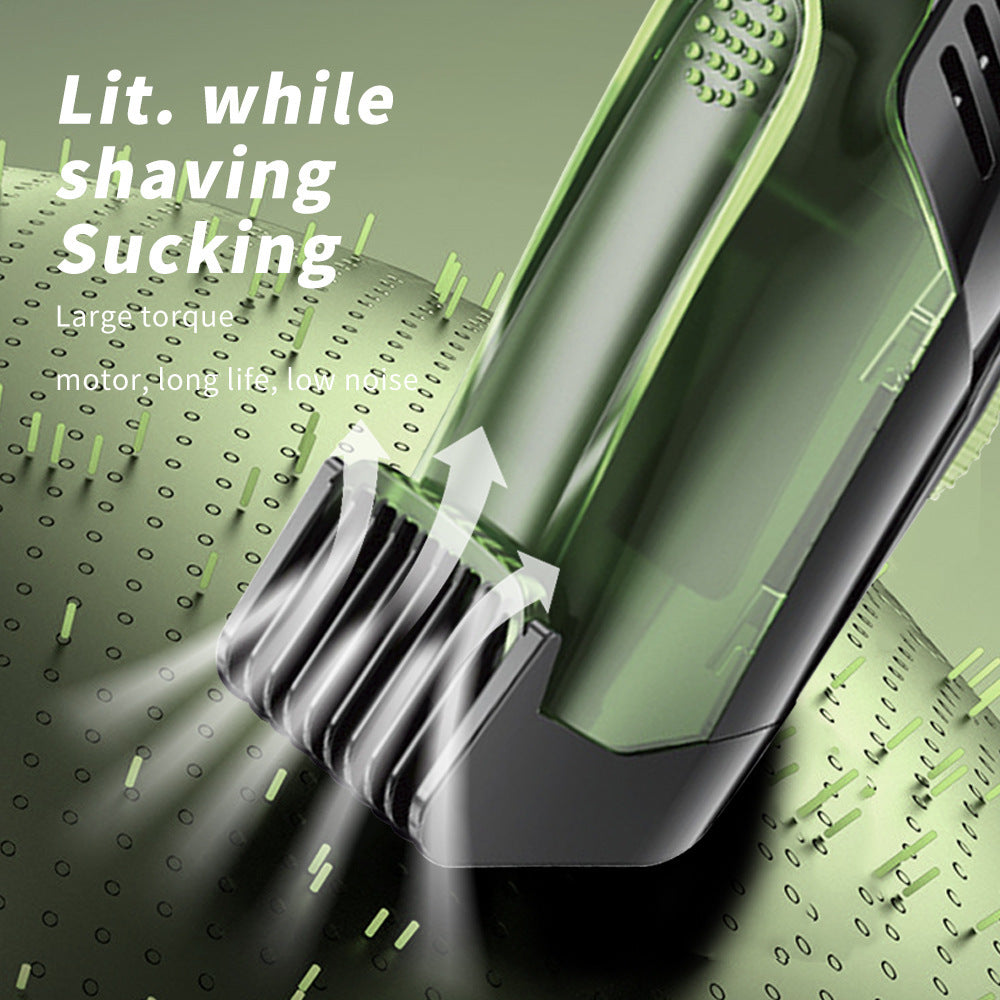 Noiseless Waterproof Electric Baby Automatic Hair Suction Hair Clipper