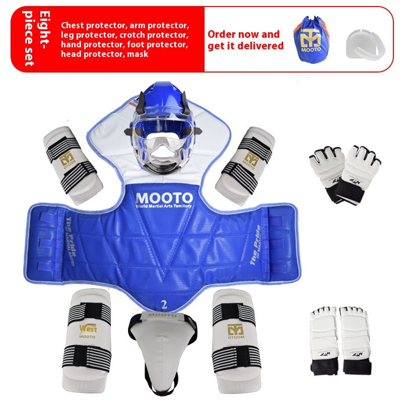 Taekwondo Protective Gear Thickened Combat Equipment Complete Set