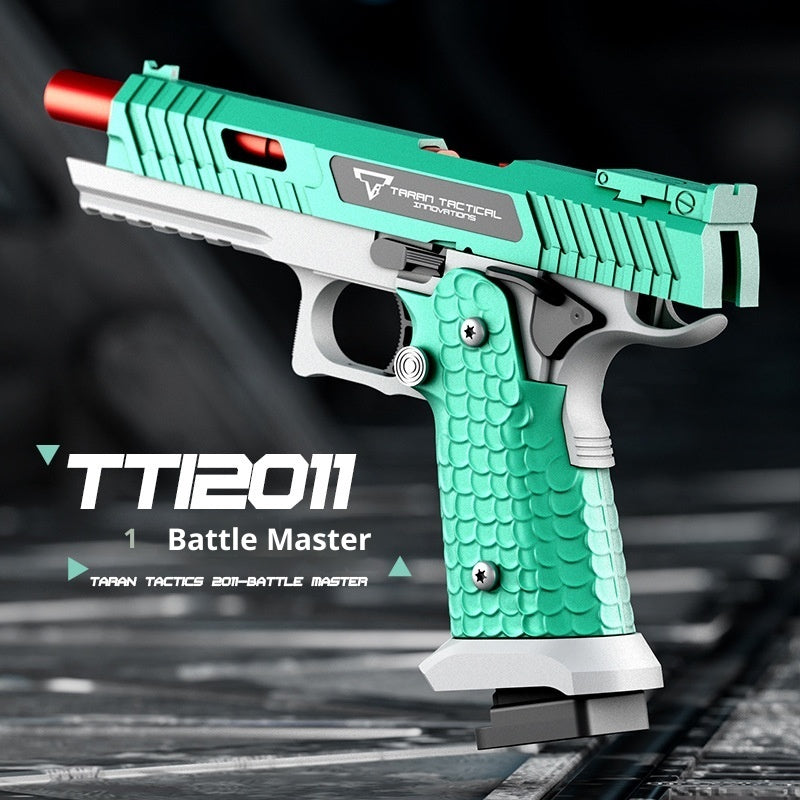 Fashionable Shell-ejecting Toy Gun With Slide Lock