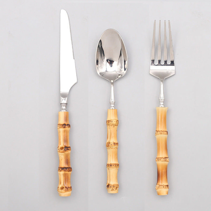 Ins Western Stainless Steel Steak Net Red Ice Cream Spoon Knife And Fork