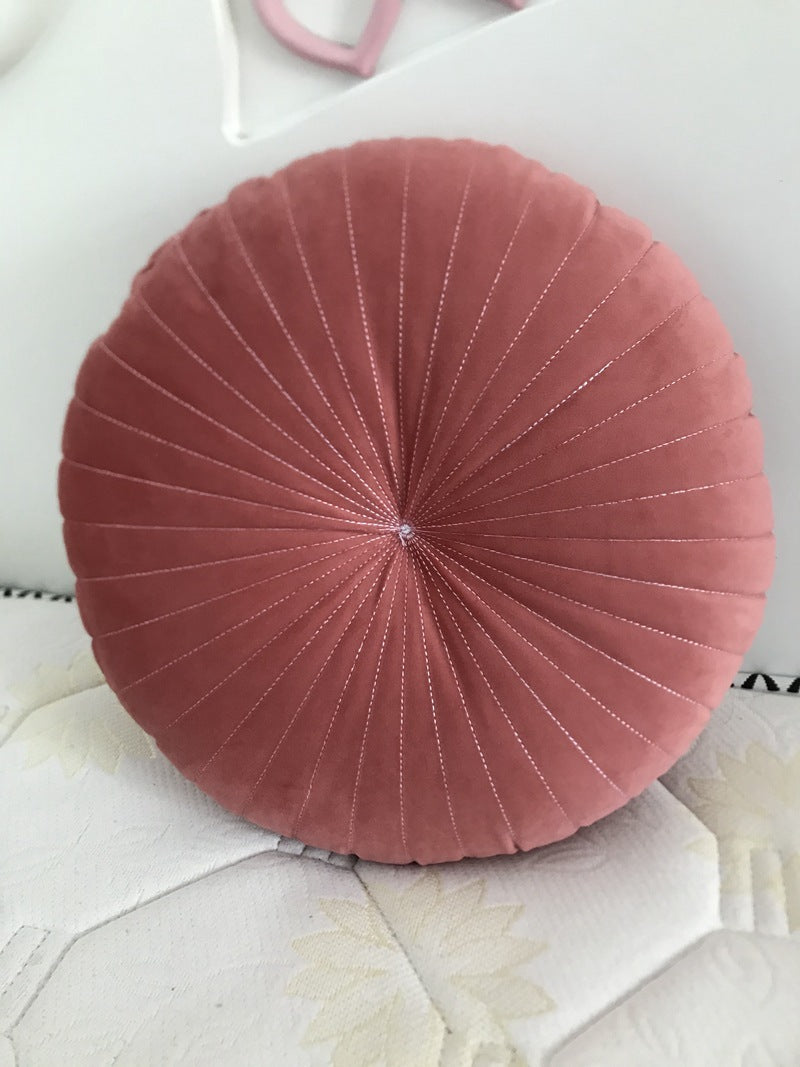 Nordic Ins Solid Color Velvet Pumpkin Pillow