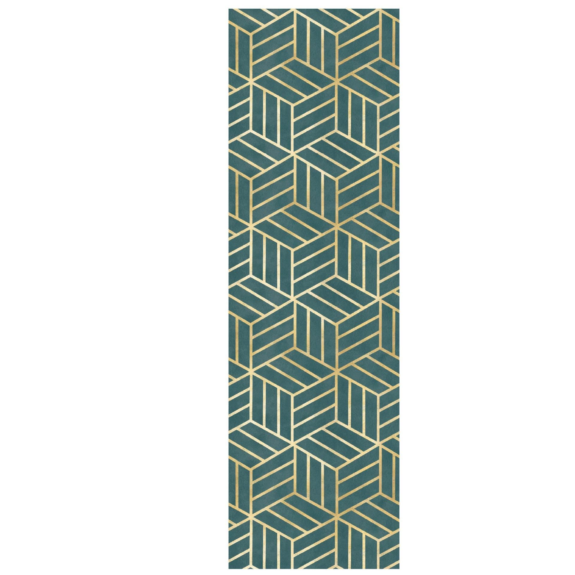 Minimalist Lines Printed Waterproof And Stain-resistant Removable Wallpaper