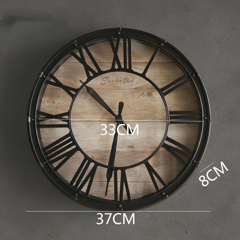 Wall Clock Home Modern Living Room Fashion Decoration Retro