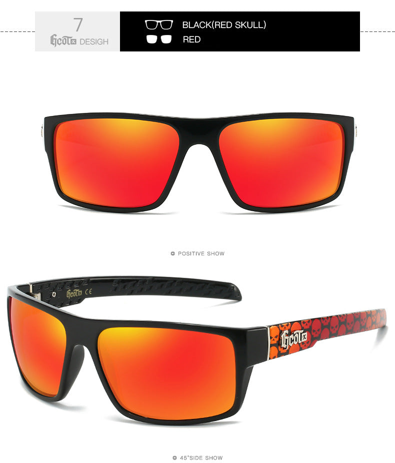 Motorcycle Bandit Style Hip Hop Fashion West Coast Polarized Sunglasses