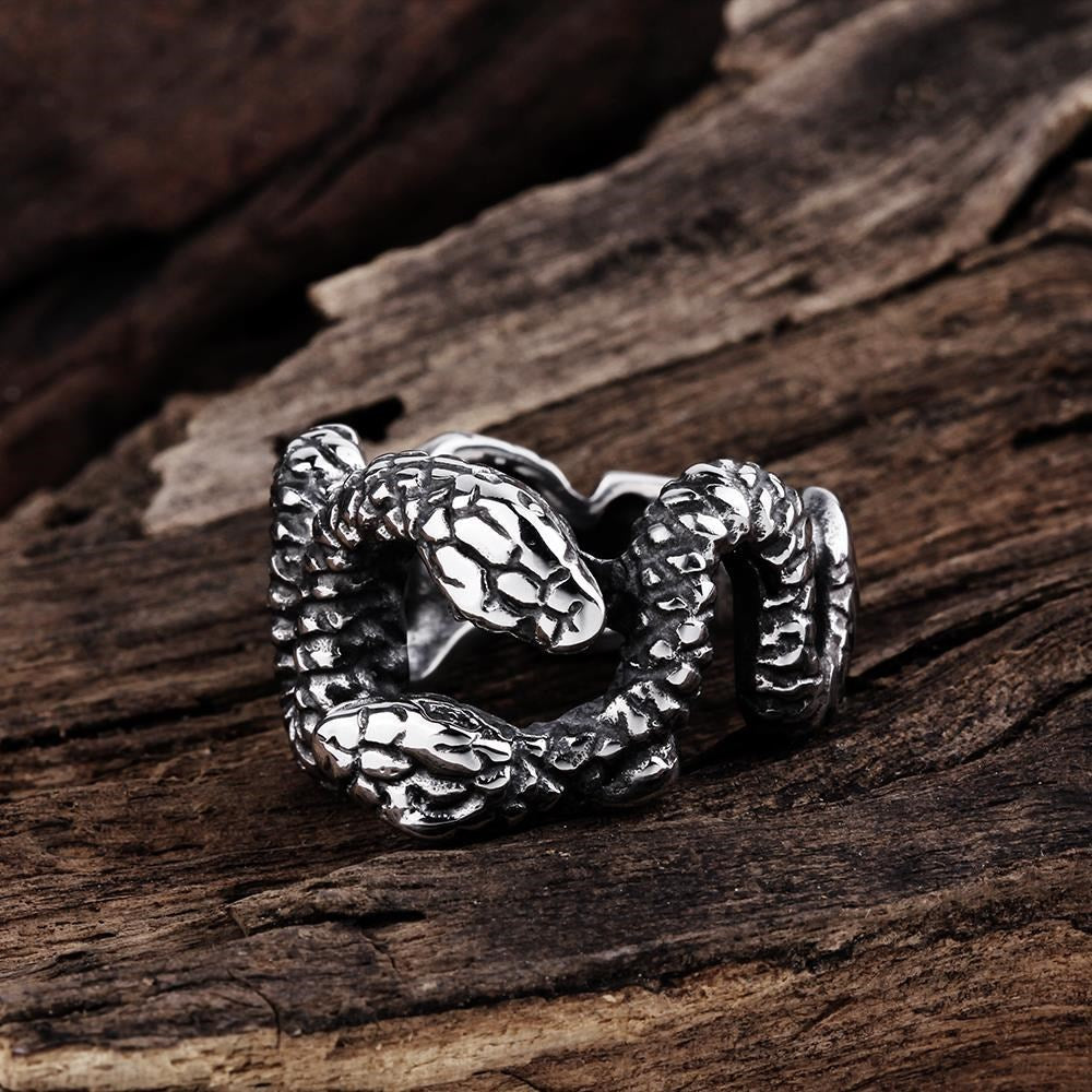 stainless steel punk ring