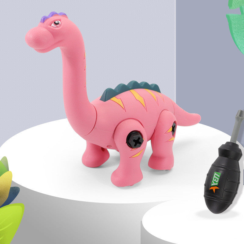 Child Boy Intelligence DIY Assembling Dinosaur Toy